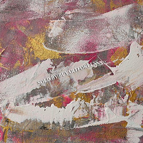 Concrete Princess Abstract 24x24 Art Giclee Print Poster by Gold Glam Art