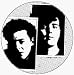 Tears For Fears - Roland And Curt (face shot) - Button / Pin