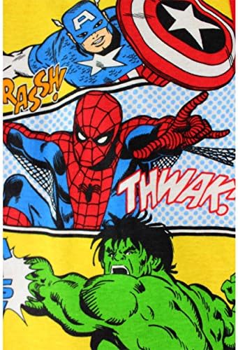 Captain America Hulk Spider-Man Baby 4 pc Cotton Pajamas (24 Months)