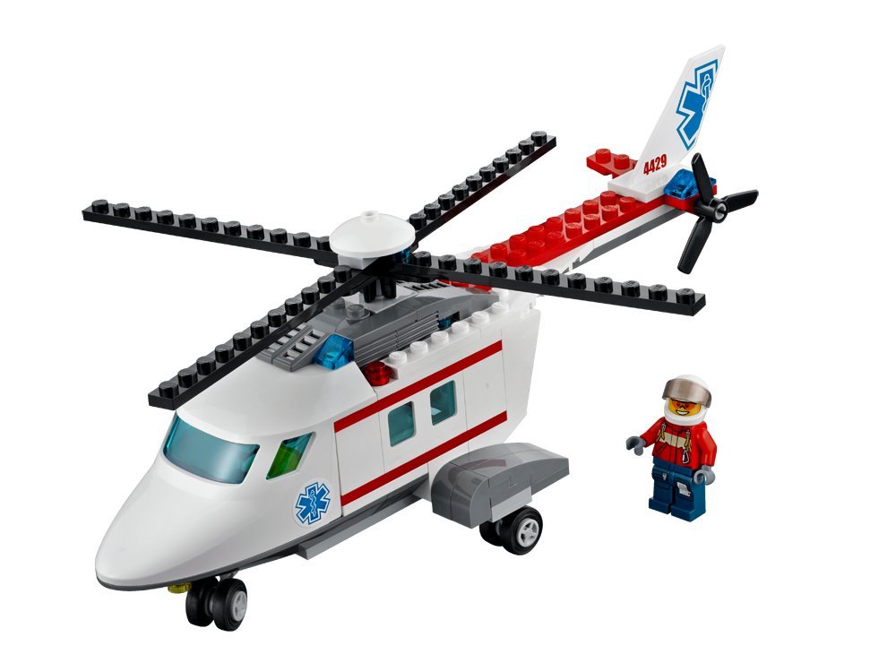 Amazon.com: Lego City 4429 helicopter rescue base: Toys & Games
