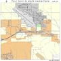 Street & Road Map of Box Elder, South Dakota SD - Printed poster size wall atlas of your home town