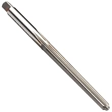 Alvord Polk 155-S-04 High-Speed Steel Taper Pin Reamer Set, Straight Flute, Uncoated Finish, 7-Piece, 7/0 - #0 Taper Pin Sizes in Wood Case