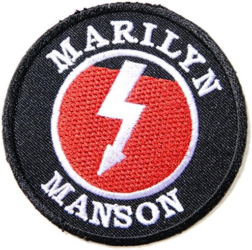 MARILYN MANSON Heavy Metal Rock Punk Band Logo Music Patch Sew Iron on Embroidered Badge Sign Costume Gift