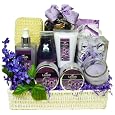 Art of Appreciation Gift Baskets Blissfully Relaxing Lavender Spa Bath and Body Set