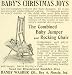 1897 Ad Handy Washer Baby Jumper Rocking Chair Seat Bouncer Combo Infant Holiday - Original Print Ad