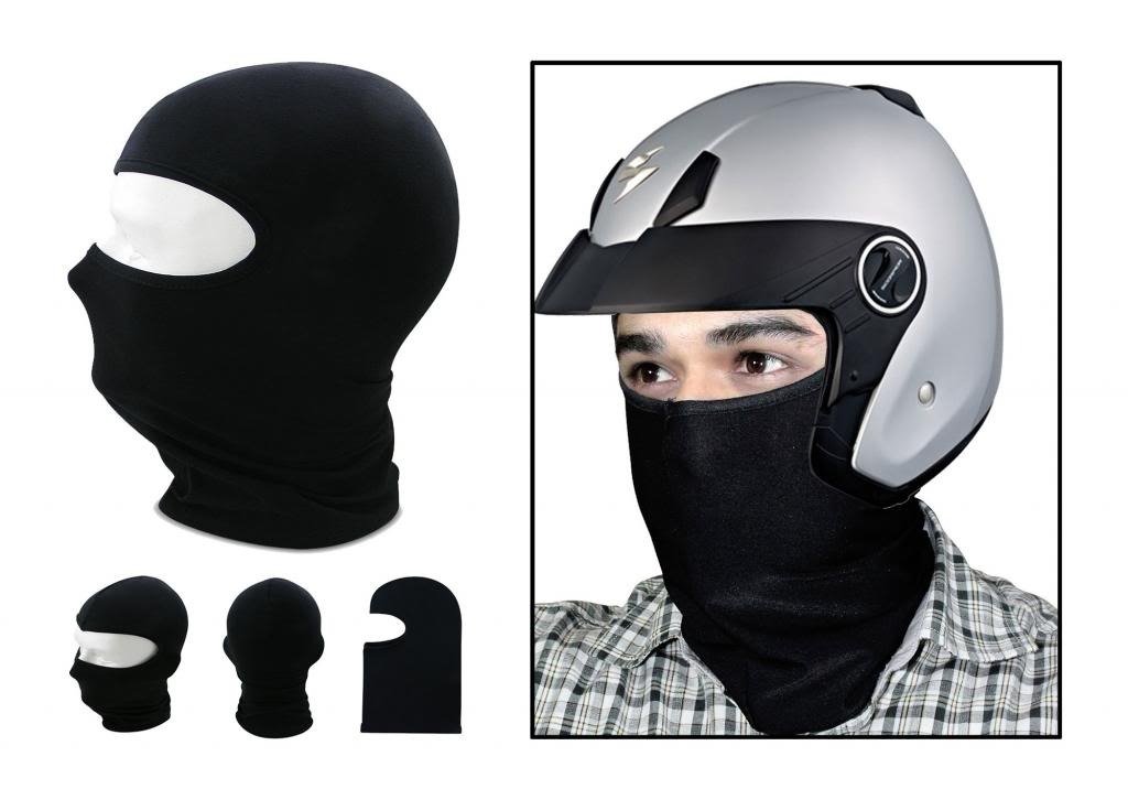 FACE BALACLAVA Face Mask for Bike Riding Black
