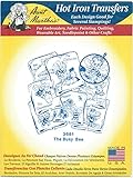The Busy Bee Aunt Martha's Hot Iron Embroidery Transfer