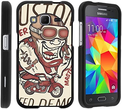 Core Prime, Stylish Personalized Protective Snap On Hard Case Phone Protector for Samsung Galaxy Core Prime G360 by MINITURTLE - Custom Copper Speed Demon