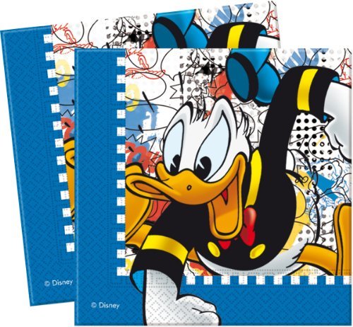 Donald Duck Party - Donald Mania Party Paper Lunch Napkins x 16