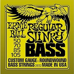 Ernie Ball 2832 Nickel Wound Regular Slinky Bass String Set (50 - 105)