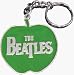 The Beatles - Silver Logo on Green Apple - Metal Keychain / Keyring / Key Ring / Key ...