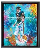 Dick Butkus - Wall Framed Canvas Art Print - Chicago Bears