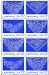1987 LACEMAKING #2354a Block of 8 x 22 cent US Postage Stamps
