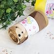 [Teddy Bear - Brown] Korean Coral Fleece Mini Baby Throw Blanket (27.6 by 38.6 inches)