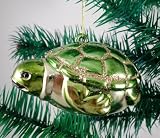 Coastal Tropical Ocean Sea Turtle Christmas Tree Ornament