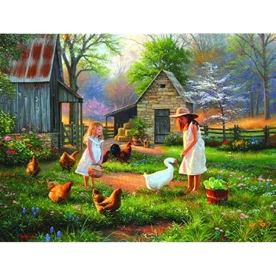 Evening at Grandma's 500pc Jigsaw Puzzle by Mark Keathley