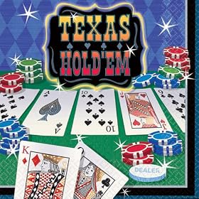 Texas Hold’em Beverage Napkins 16ct
