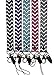 5 PCS Oliveland Chevron Design Lanyards Keychain/ID Badge/cellphone Holder