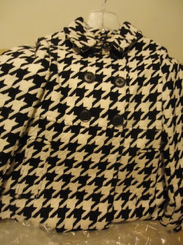 BLACK RIVET GIRL'S JUNIOR COAT