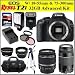 Canon EOS Rebel T2i 18 MP CMOS APS-C Digital SLR Camera with Canon EF-S 18-55mm f/3.5-5.6 IS SLR Lens + Canon EF 75-300mm f/4-5.6 III Lens + 32GB Advanced Package