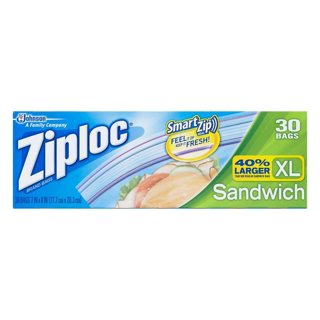 Ziploc Sandwich Bags Xl 30 ct (Pack Of 3) Health
