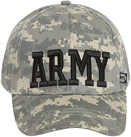 United States Army Block Letters Digital Camo Adjustable Cap