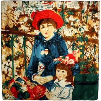 100% Luxurious Charmeuse Silk Pierre-auguste Renoir's