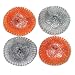 4pc Donut Power Scrub Scour Pads Copper & Stainless Steel