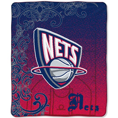 New Jersey Nets 50x60 Street Edge Micro Raschel Throw