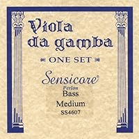 Super-Sensitive Sensicore Bass Viola de Gamba Strings, Set