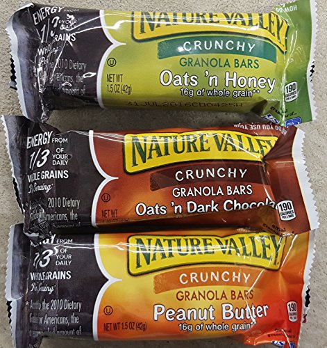 Nature valley granola bars variety pack, 30 pouches, 2 bars per p…