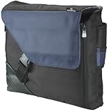 MANHATTAN Notebook Umhaengetasche Berlin  geeignet fuer Widescreens bis 39cm 15.6Zoll schwarz/blau
