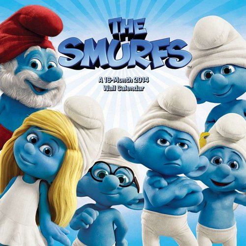 Smurfs 2 2014 Calendar