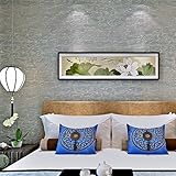 (ハンメロ)Hanmero壁紙 レンガ柄 砂岩加工で凸凹感が本物っぽい はがせる 不織紙 のりなし リビング部屋diyリフォーム用 53cm×10m ねずみ色&ベージュ QZ0556