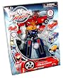 Power Rangers RPM Series 11 Inch Tall Deluxe Megazord Action Figure - HIGH OCTANE MEGAZORD (Combination of Eagle Racer, Bear Crawler and Lion Hauler) with Engine Cell Key and Ranger Sticker