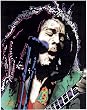 Bob Marley (Electric) Music Poster Print - 24x36