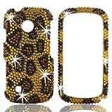 Talon 15504 Full Diamond Bling Phone Shell for LG VN270 Cosmos Touch (Leopa ....