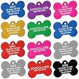 Anodized Pet ID Tags - Dog Bone, Round, Heart, Paw, and Anime Tags