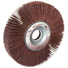Norton Metalite Plus R369 Abrasive Flap Wheel, 1" Arbor, Ceramic Aluminum Oxide
