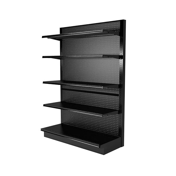 Industrial Grade Holds 2100 lbs Black 48W x 72H x 19D Lozier Gondola