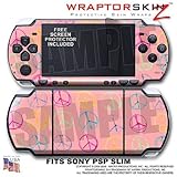 Kearas Peace Signs on Pink WraptorSkinz Skin and Screen Protector Kit fits  ....