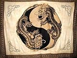 Yin Yang Dragon Tapestry-Spread-Throw-Coverlet
