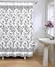 Toile Cotton Blend Fabric Shower Curtain - 70 x 72 inch