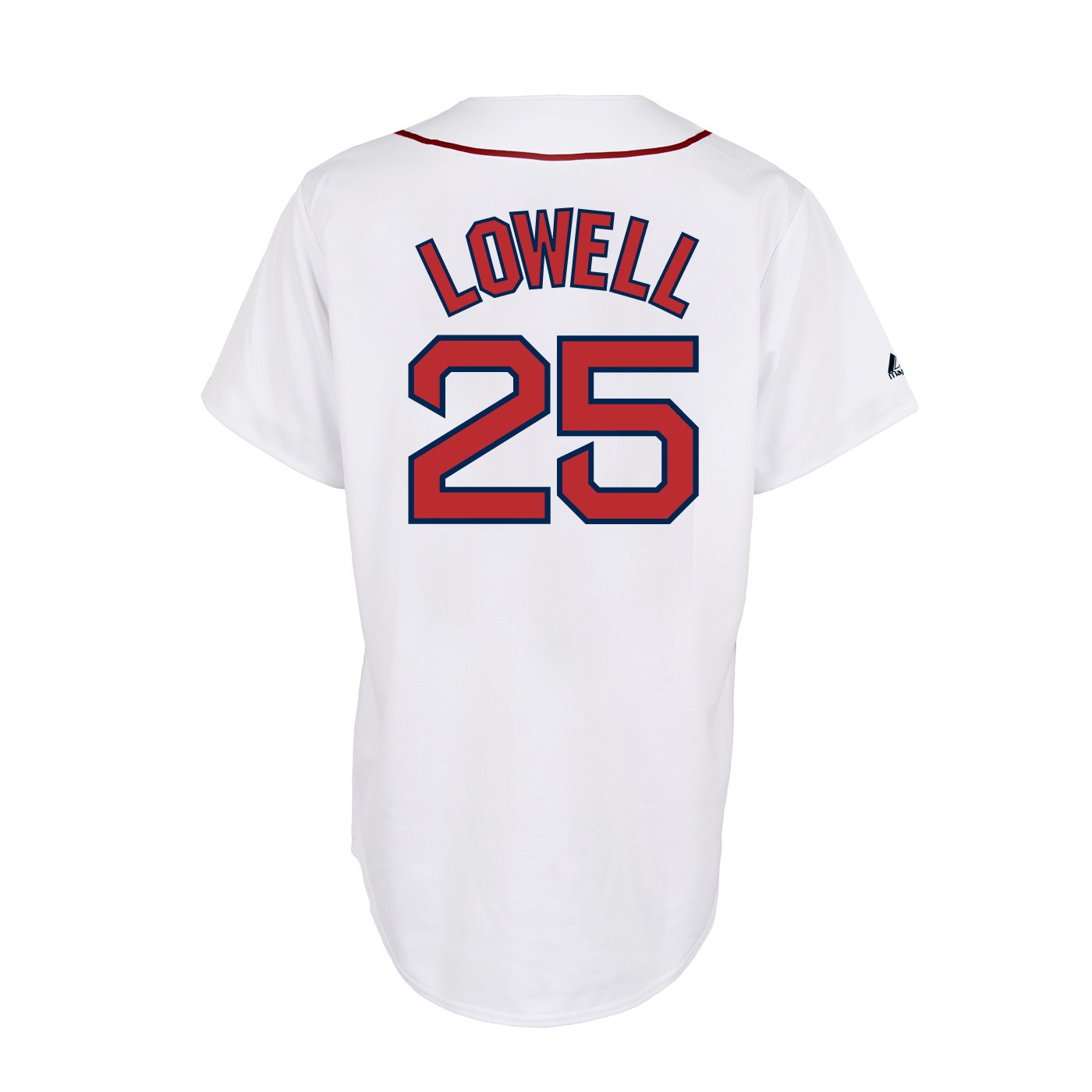 Boston Red Sox Logo Merchandise Mike Lowell Replica Home Jersey