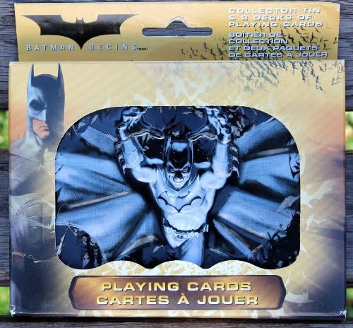 Batman Begins Playing Cards - 2 Decks in a Collector Tin