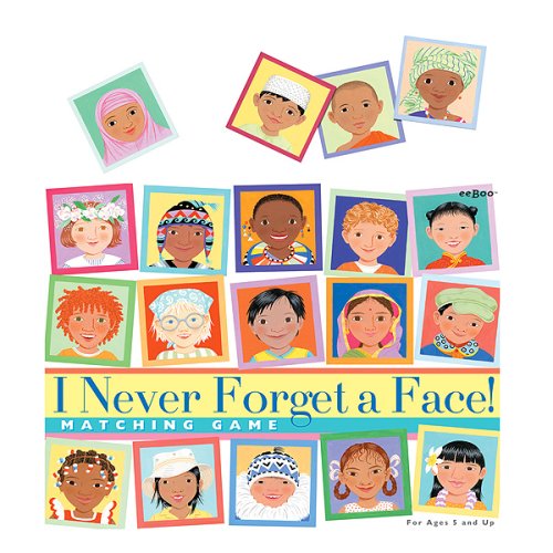 Childrens Toyshop  Toys : eeBoo I Never Forget a Face Memory Game