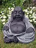 Eigenschaften Tiefes Kunsthandwerk GbR  / Buddha mittel schwarz/schiefergrau