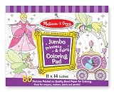 Melissa & Doug Princess & Fairy Jumbo Coloring Pad