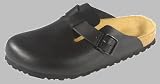 Produkt-Bild: Birkenstock Clogs ''Boston'' aus Naturleder in schwarz mit normalem Fussbett