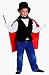 Related Black and Red Magician's Outfit with Cape, Vedy, Hat, Gloves and Wand, Size Small Image
